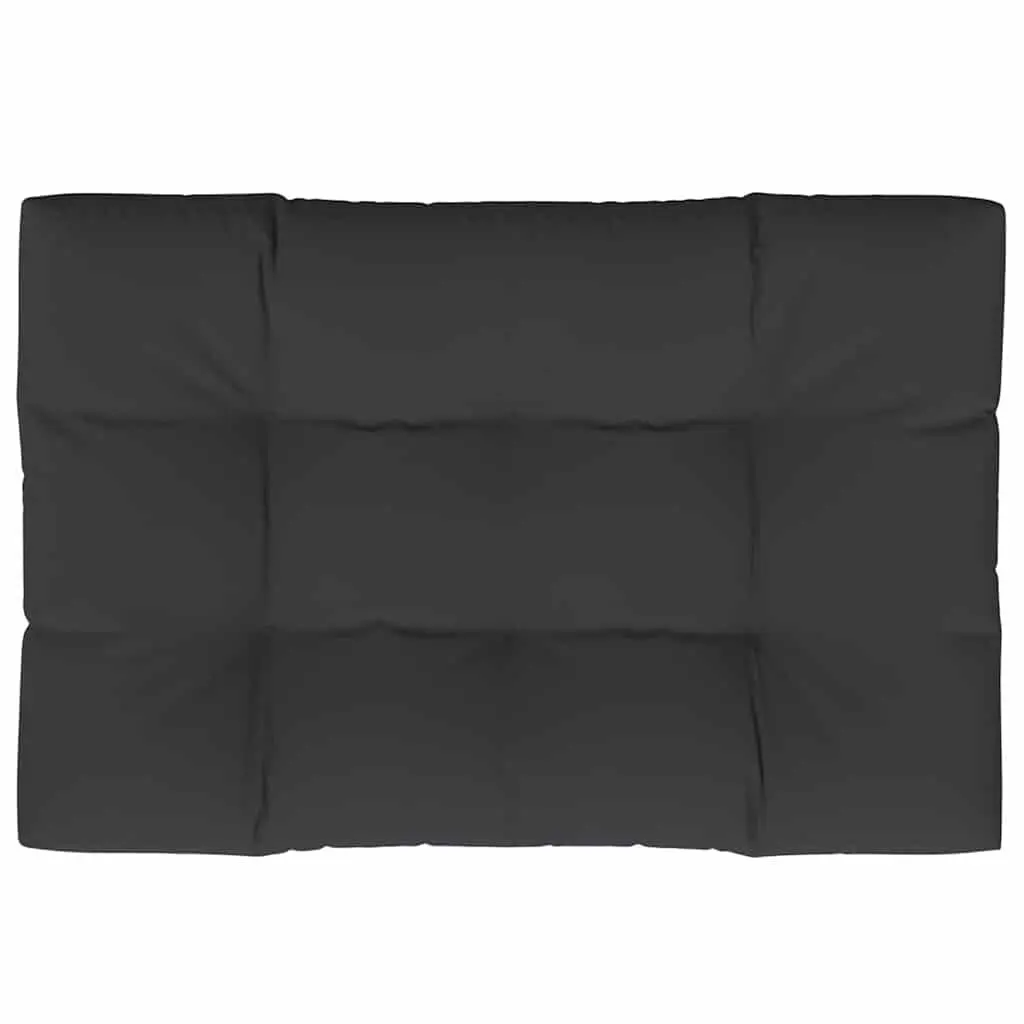 Pallet Cushion Black 120x80x12 cm Outdoor Garden Sofa Seating Pad Cushion
