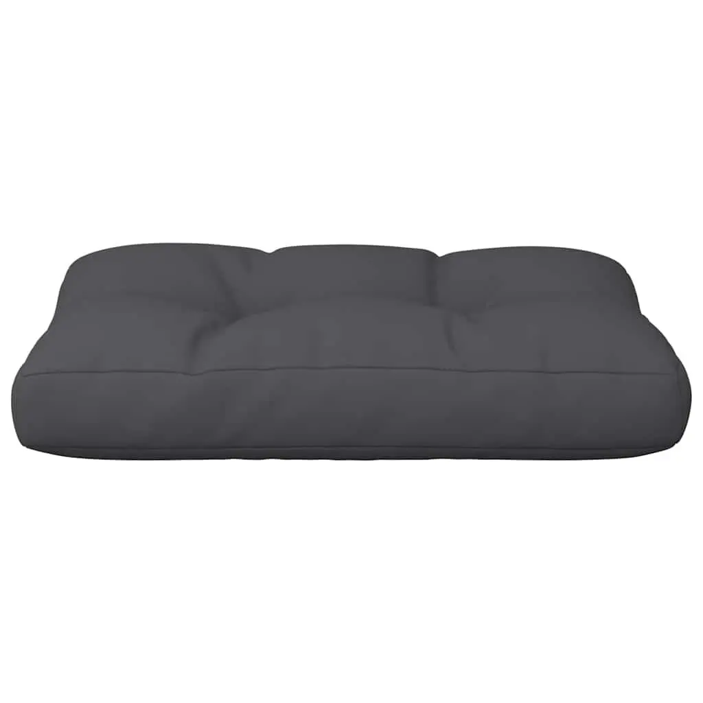 Pallet Cushion Outdoor Indoor Use Black 50x40x12 cm