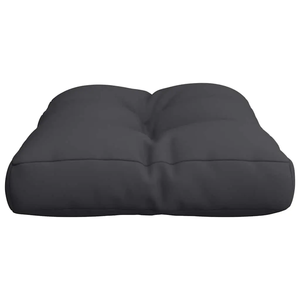 Pallet Cushion Outdoor Indoor Use Black 50x40x12 cm