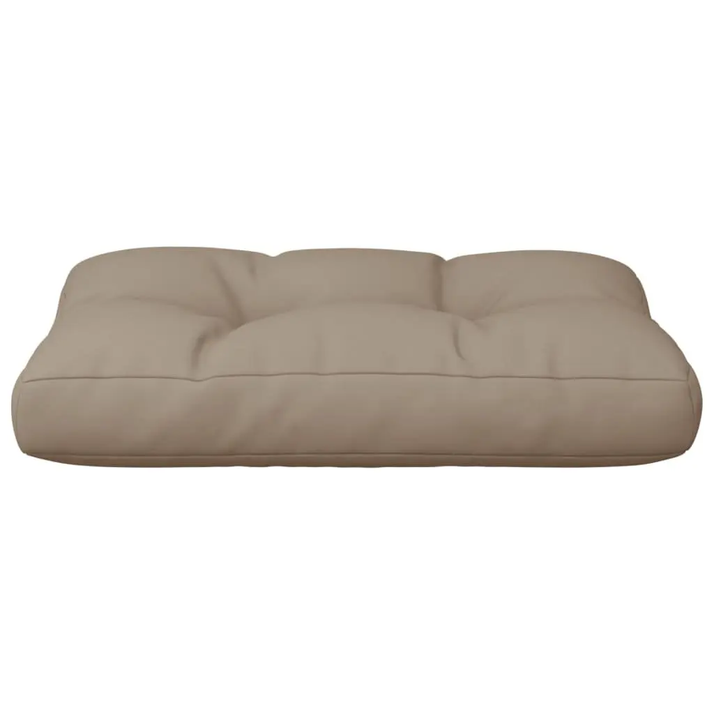 Pallet Cushion Taupe 50x40x12 cm Outdoor Garden Sofa Seat Pad Cushions