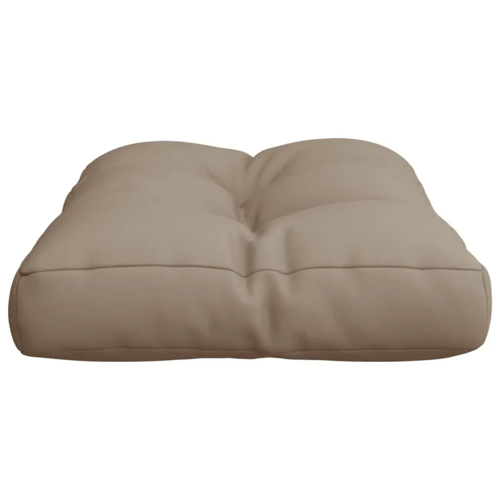 Pallet Cushion Taupe 50x40x12 cm Outdoor Garden Sofa Seat Pad Cushions