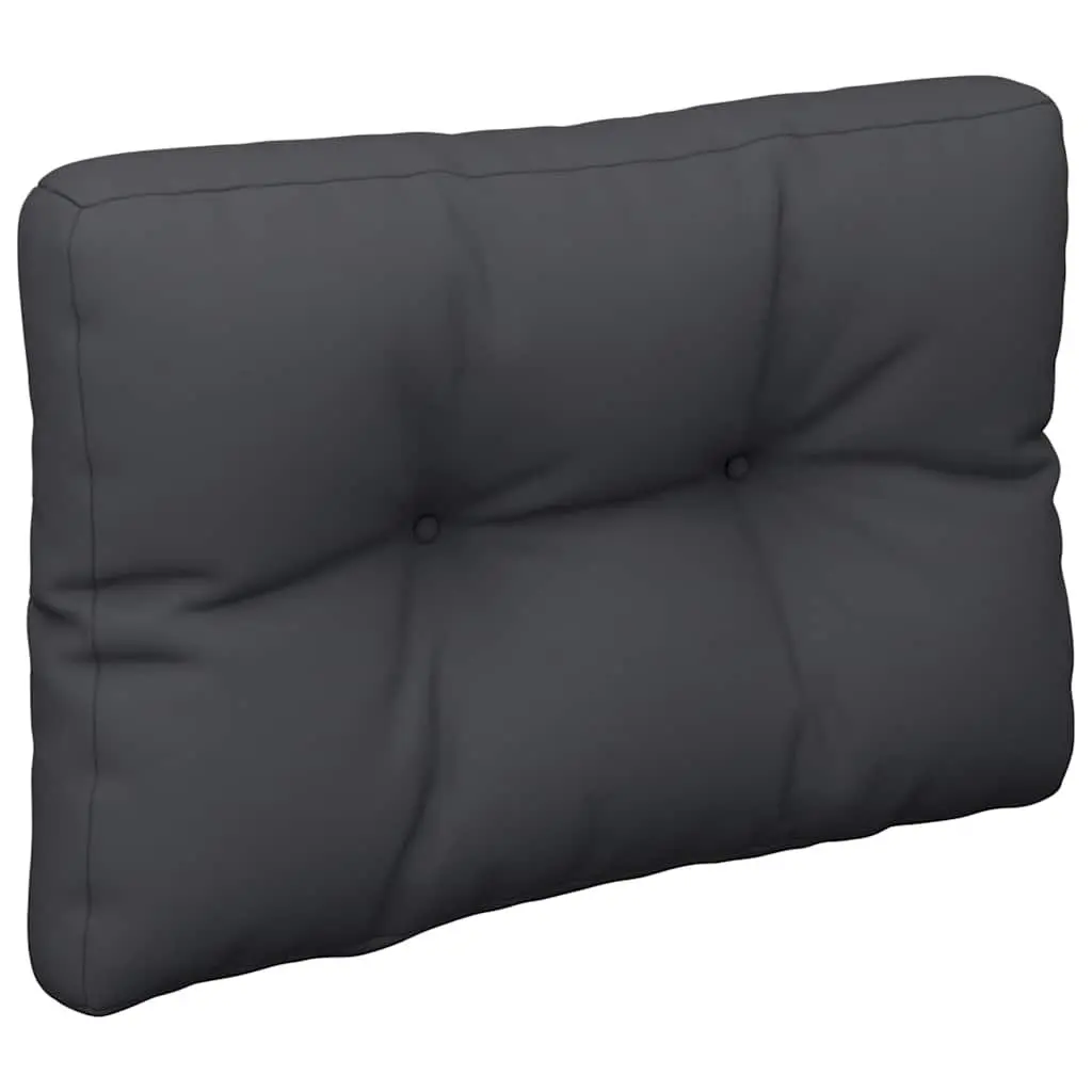 Pallet Cushion Outdoor Garden Sofa Seat Pad Black 60x40x12 cm