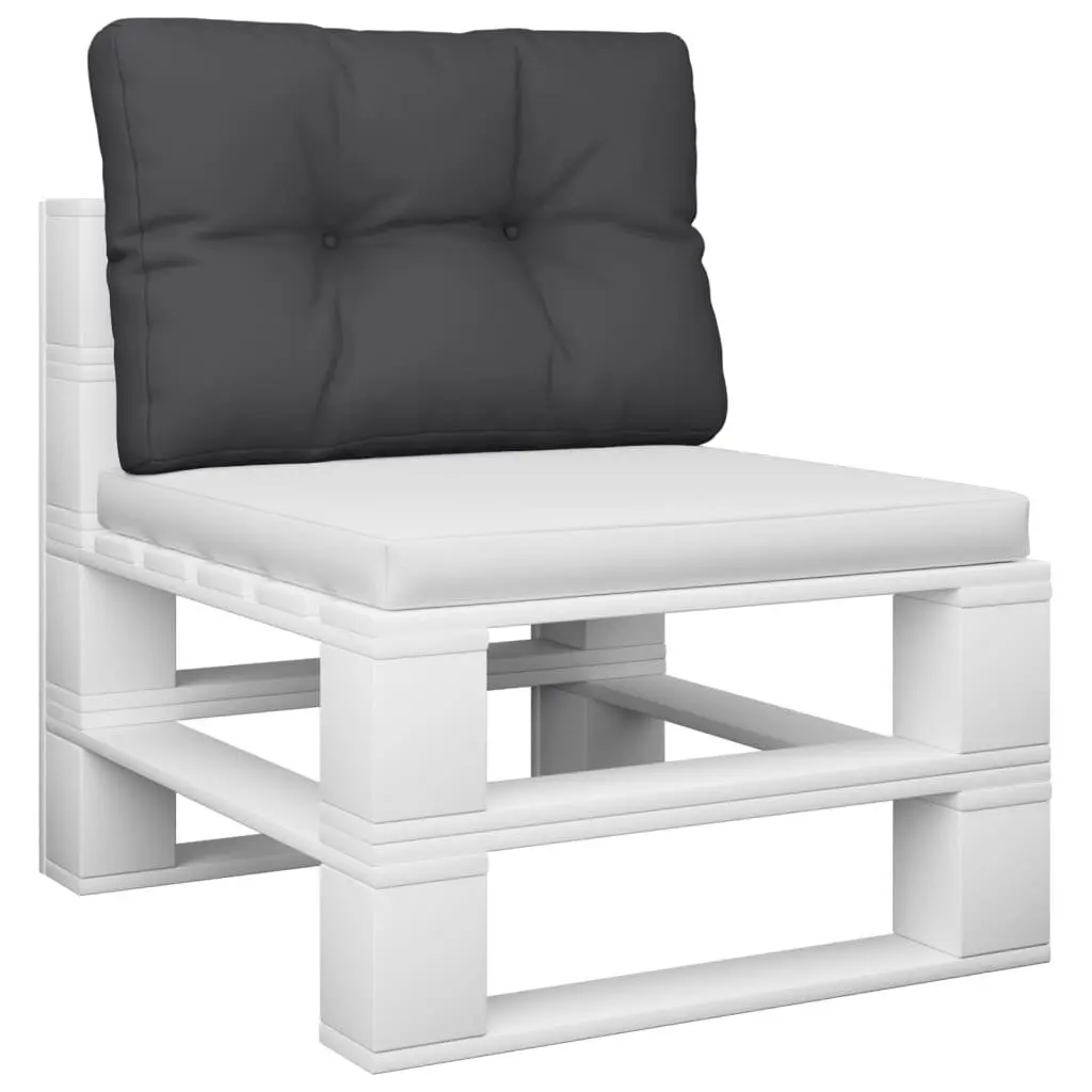 Pallet Cushion Outdoor Garden Sofa Seat Pad Black 60x40x12 cm