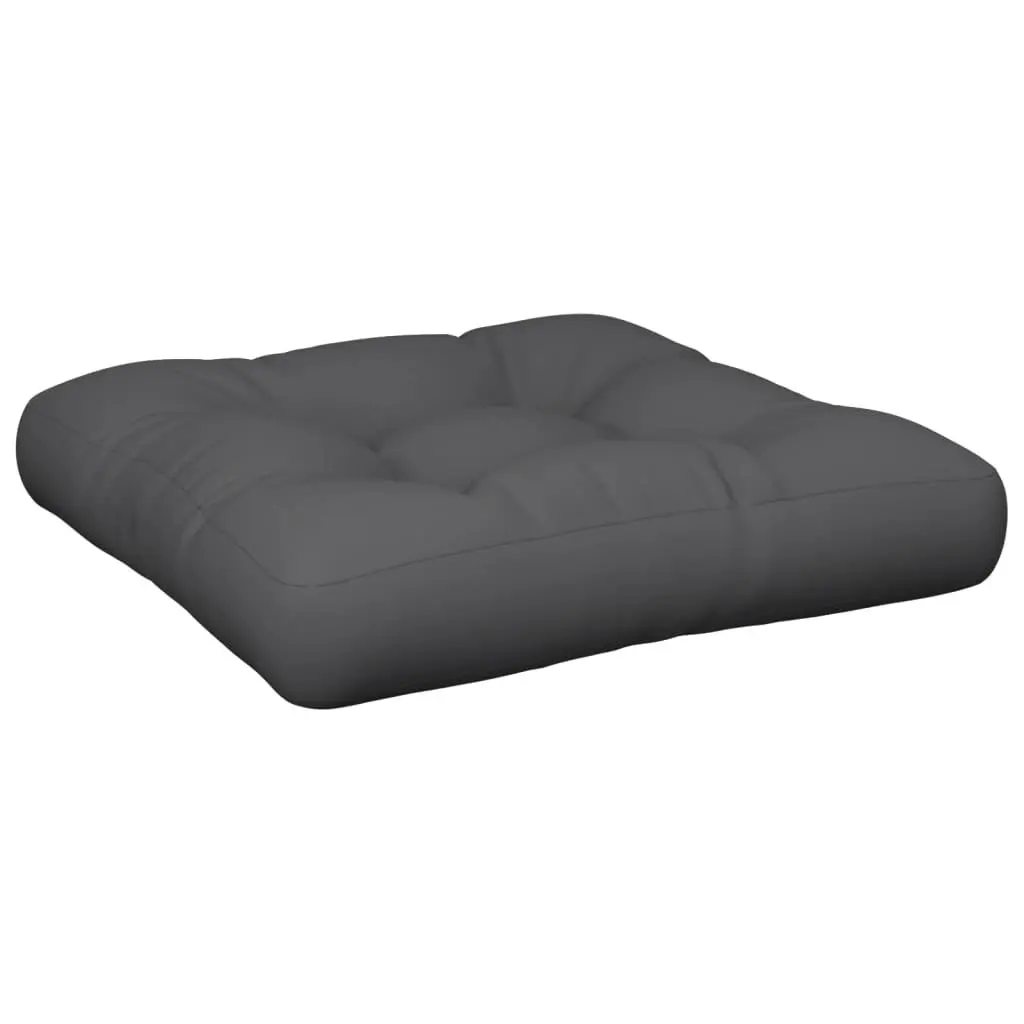 Pallet Cushions 2 pcs Anthracite Outdoor Garden Furniture Seat Pad Decor