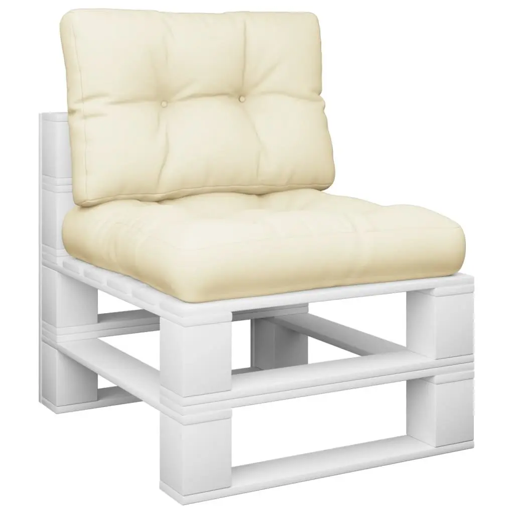 Cream Pallet Cushions 2 pcs, Polyester
