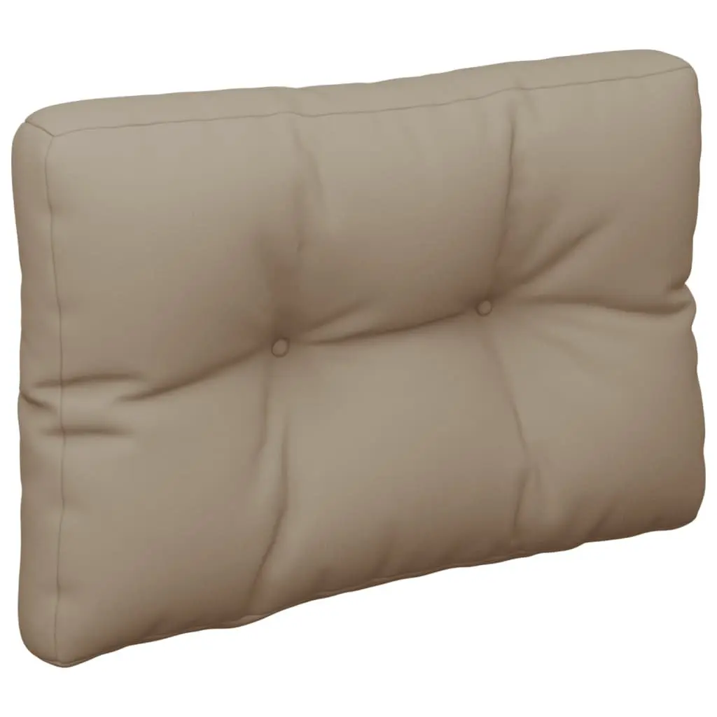 Pallet Cushions Outdoor Sofa Seat Pad 2 Piece Set Taupe Fabric