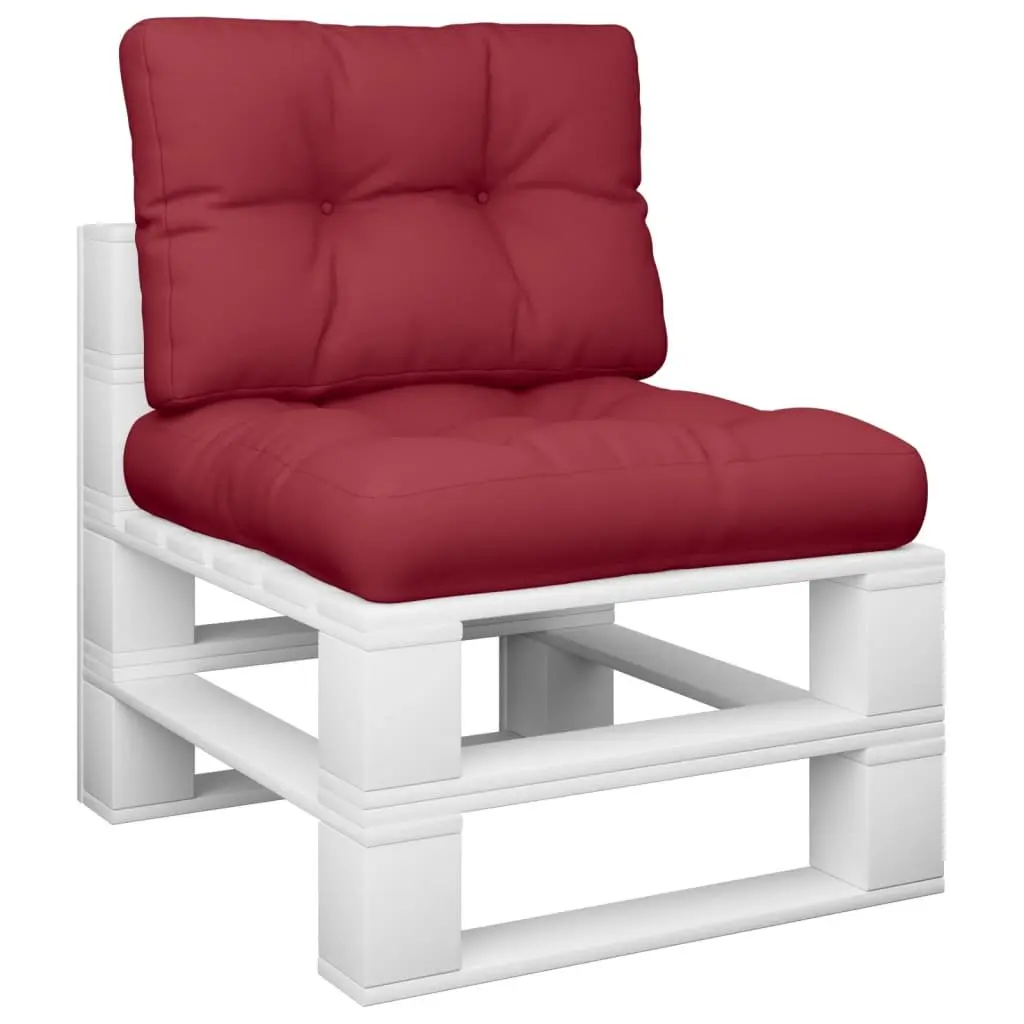 Pallet Cushions Outdoor Garden Furniture Sofa Seating Pads Red 2 pcs