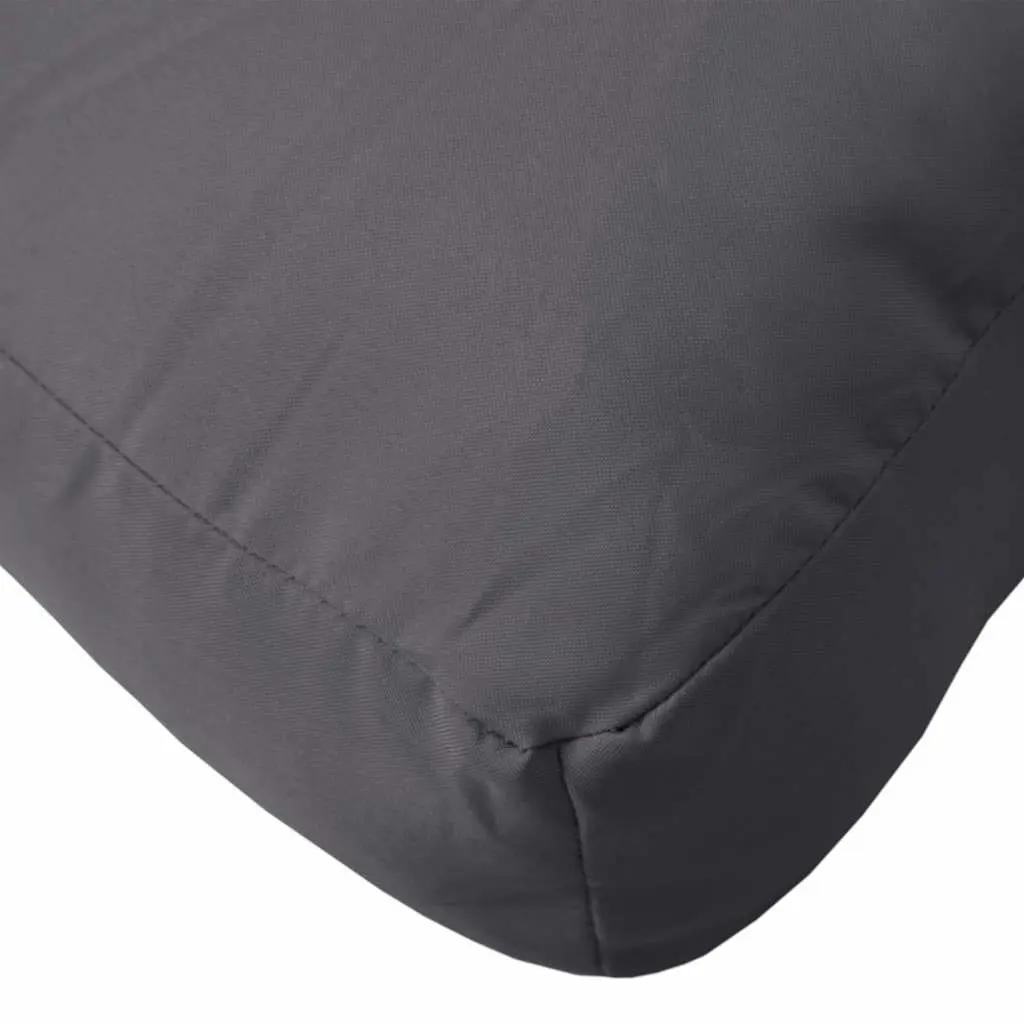 Pallet Cushions, 2 Pieces, Anthracite, Water-Resistant