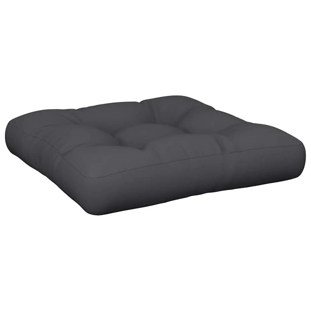 Pallet Cushions 2 pcs Black Outdoor Garden Sofa Chair Seat Pad Comfortable