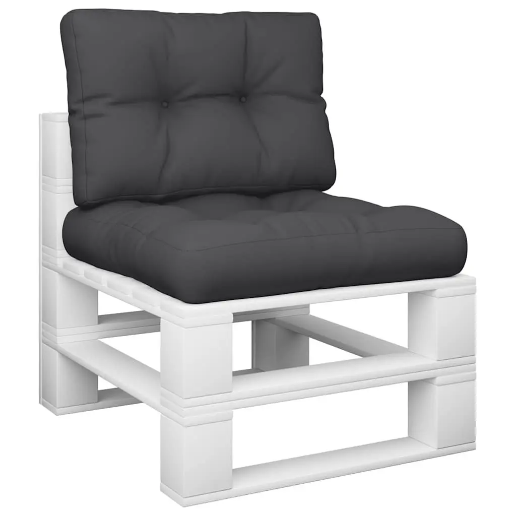 Pallet Cushions 2 pcs Black Outdoor Garden Sofa Chair Seat Pad Comfortable