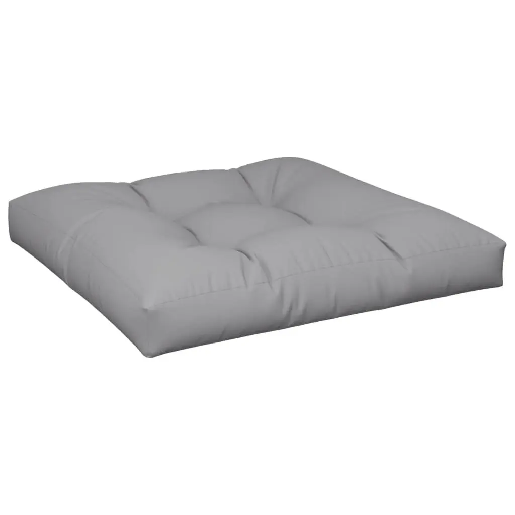 Pallet Cushions Outdoor Garden Sofa Seat Pads Grey Fabric 2 Pack