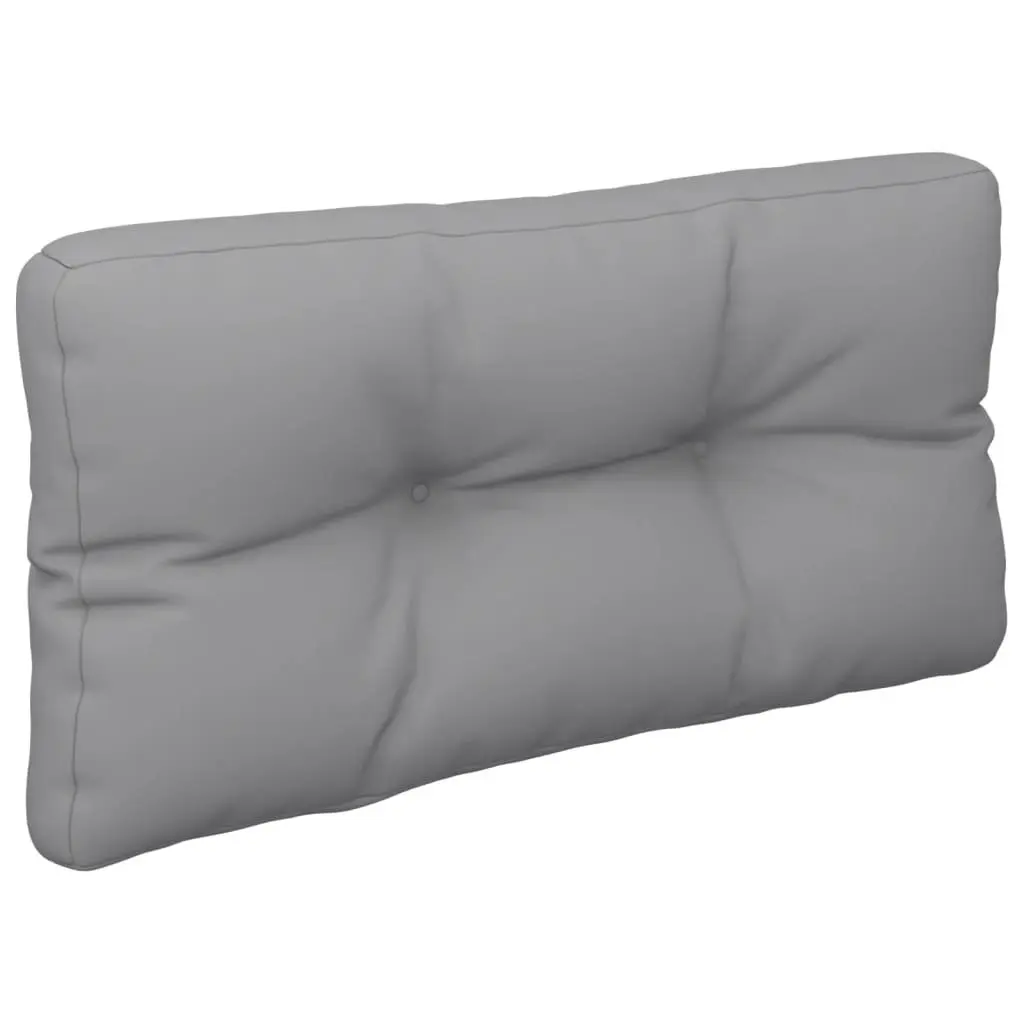 Pallet Cushions Outdoor Garden Sofa Seat Pads Grey Fabric 2 Pack