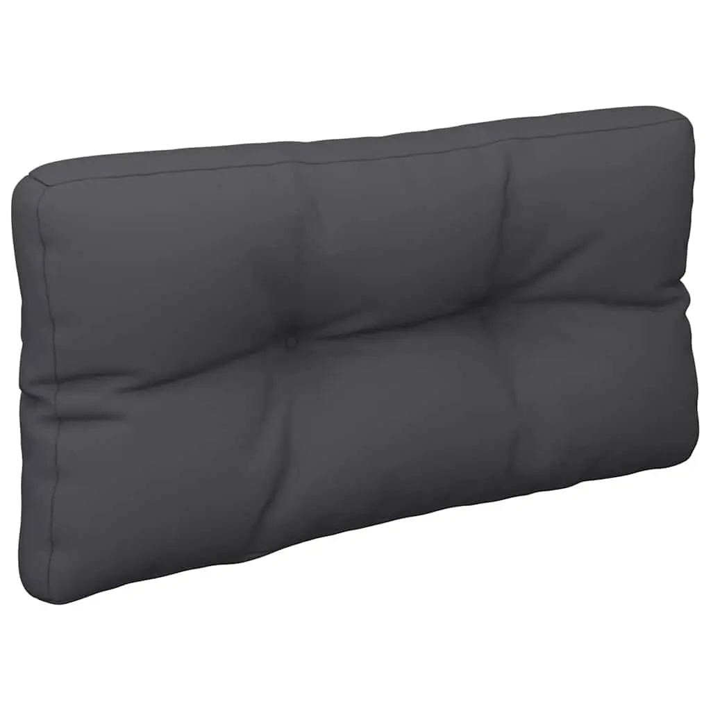 Pallet Cushions 2 pcs Black Outdoor Garden Sofa Seating Pad Decorative Pillow