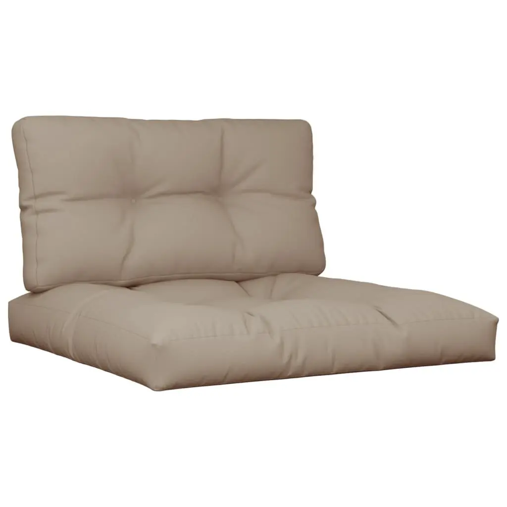 2 pcs Taupe Pallet Cushions