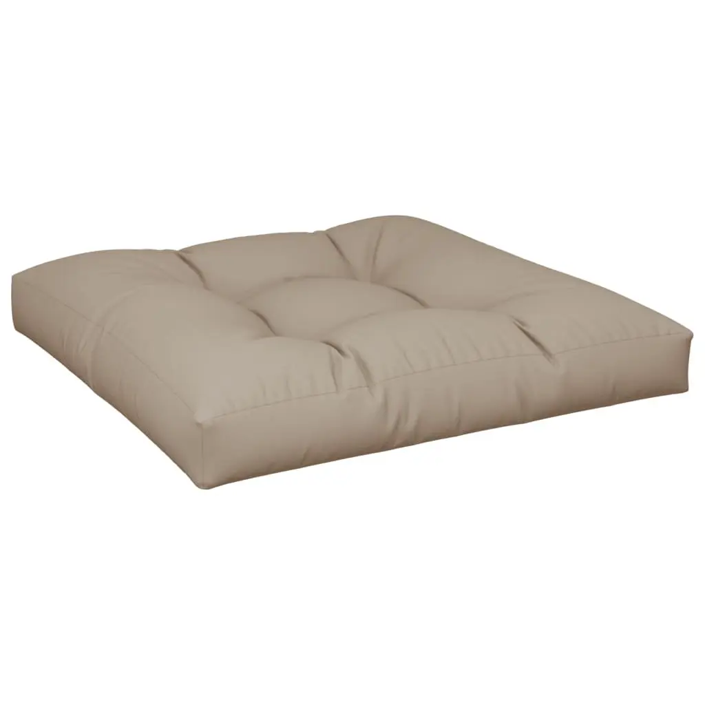 Pallet Cushions for Outdoor Garden Furniture 2 Pieces Taupe