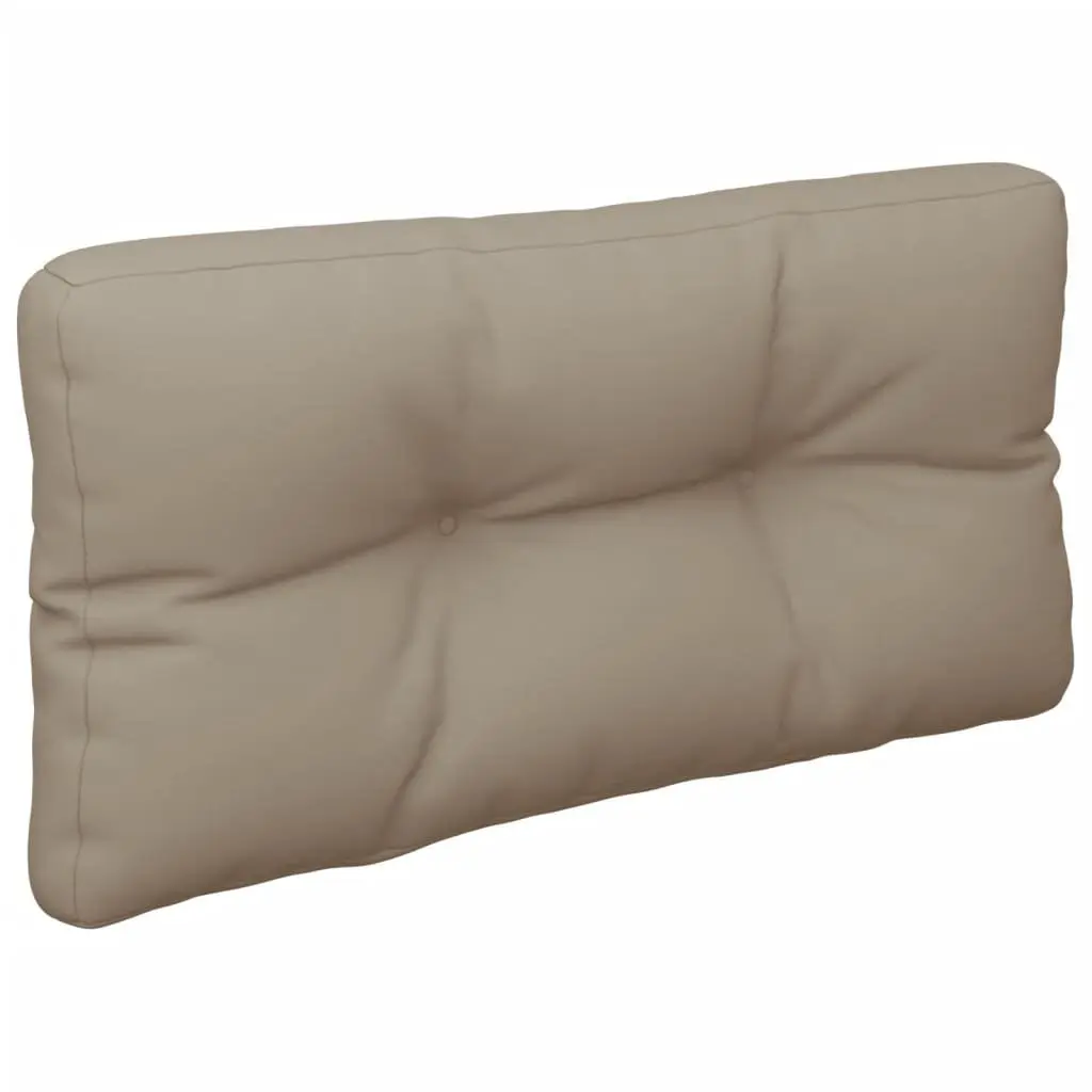 Pallet Cushions for Outdoor Garden Furniture 2 Pieces Taupe