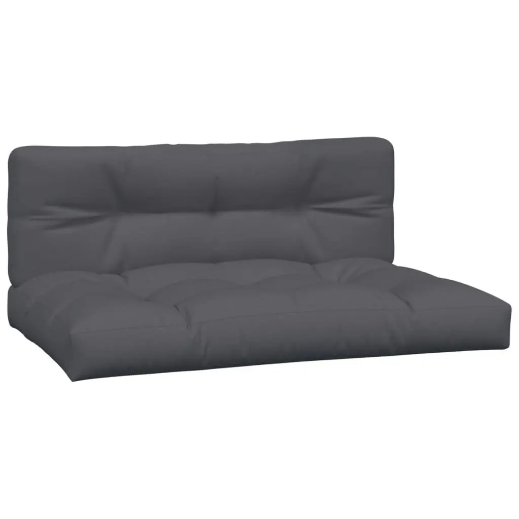 Pallet Cushions 2 Pieces Anthracite Outdoor Garden Furniture Sofa Seat Pad
