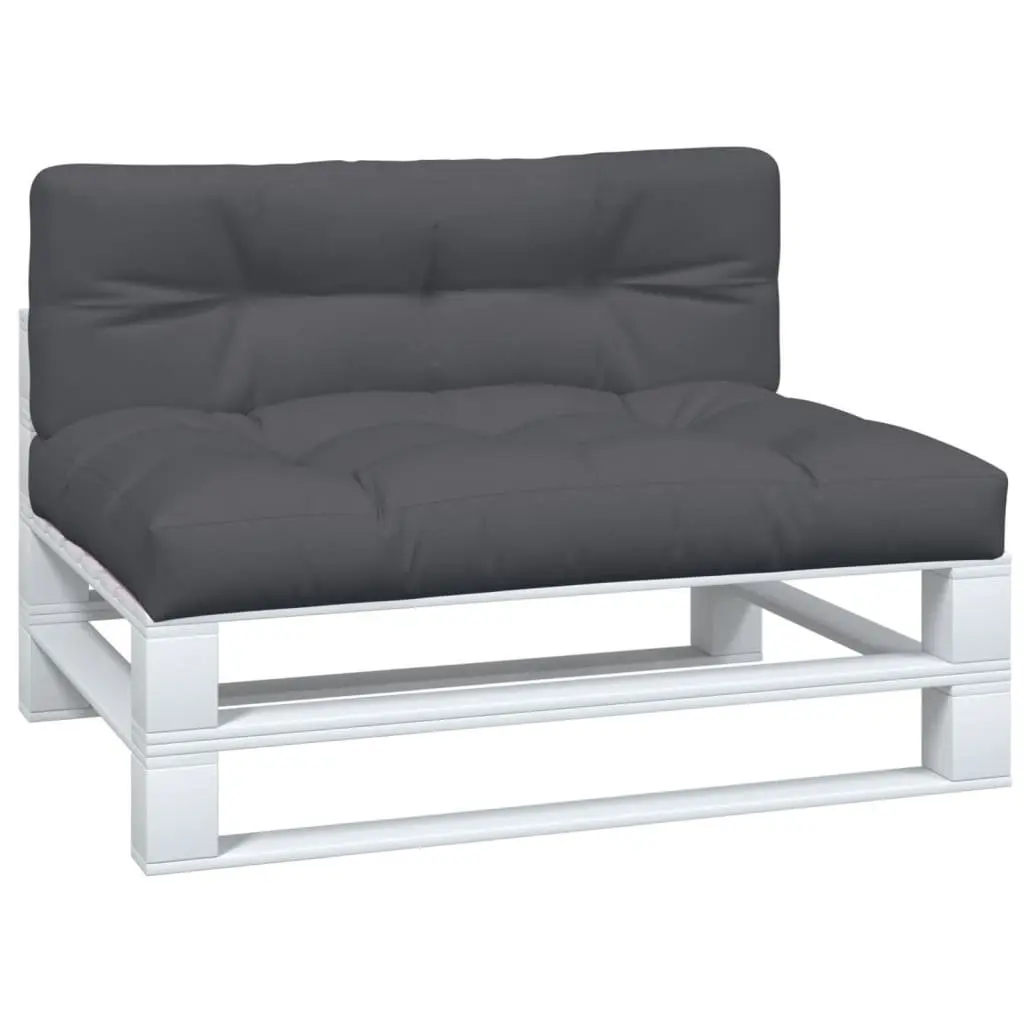 Pallet Cushions 2 Pieces Anthracite Outdoor Garden Furniture Sofa Seat Pad