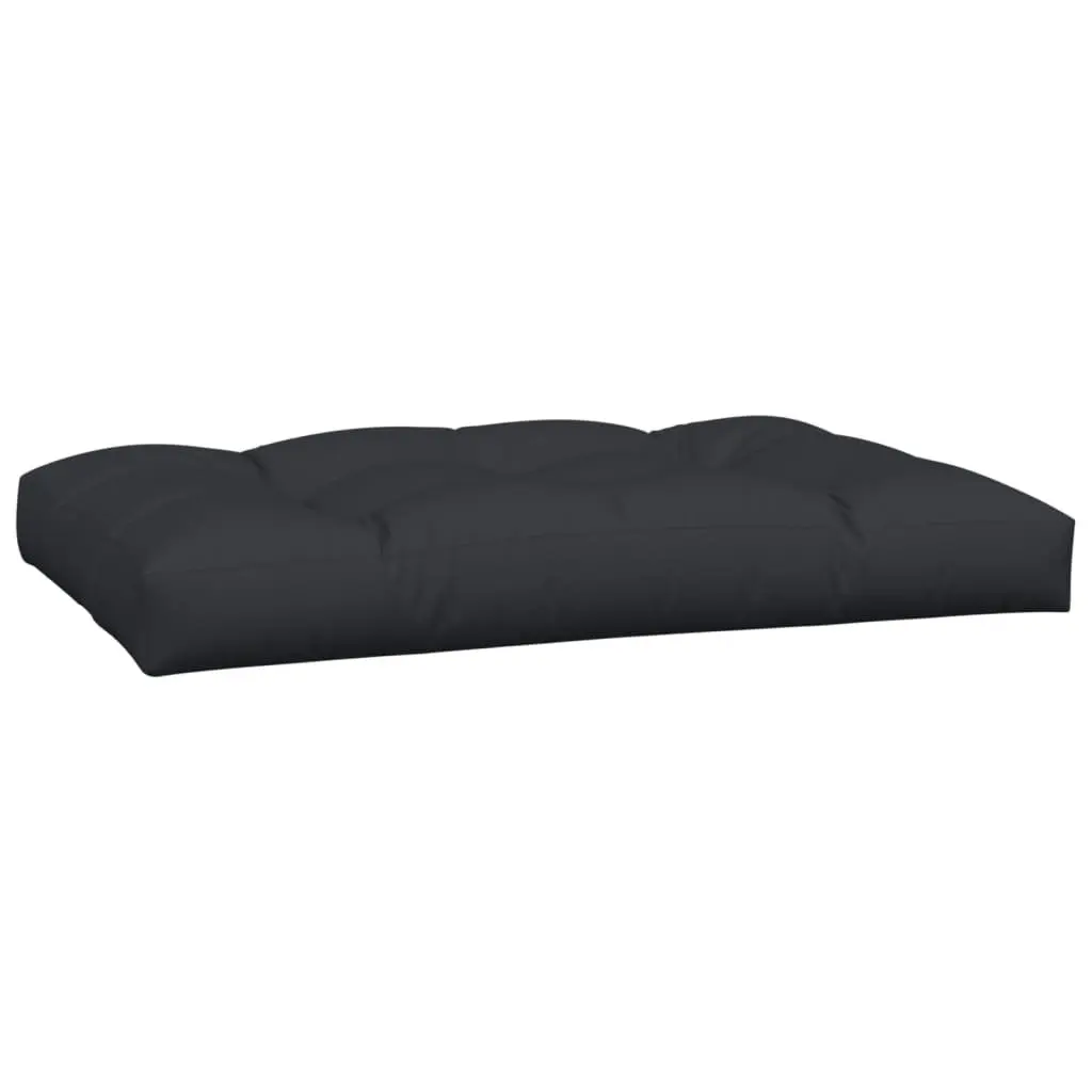 Pallet Cushions 2 pcs Black Outdoor Garden Sofa Seat Pad Chair Cushion Set