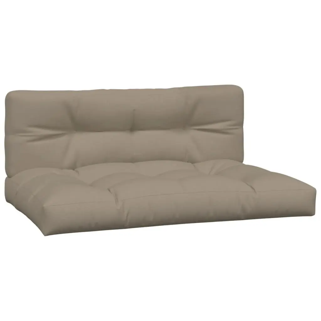 Pallet Cushions 2 pc Set Taupe Outdoor Indoor Seating Pad Garden Furniture