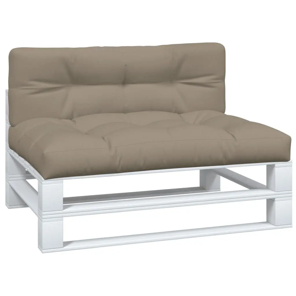 Pallet Cushions 2 pc Set Taupe Outdoor Indoor Seating Pad Garden Furniture