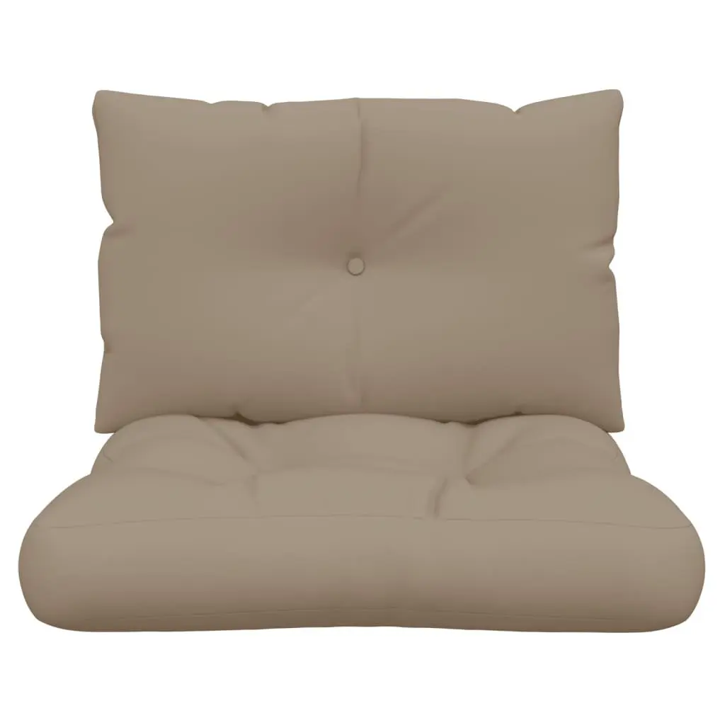 Pallet Cushions Outdoor Garden Furniture Seat Pad Taupe 2 Piece