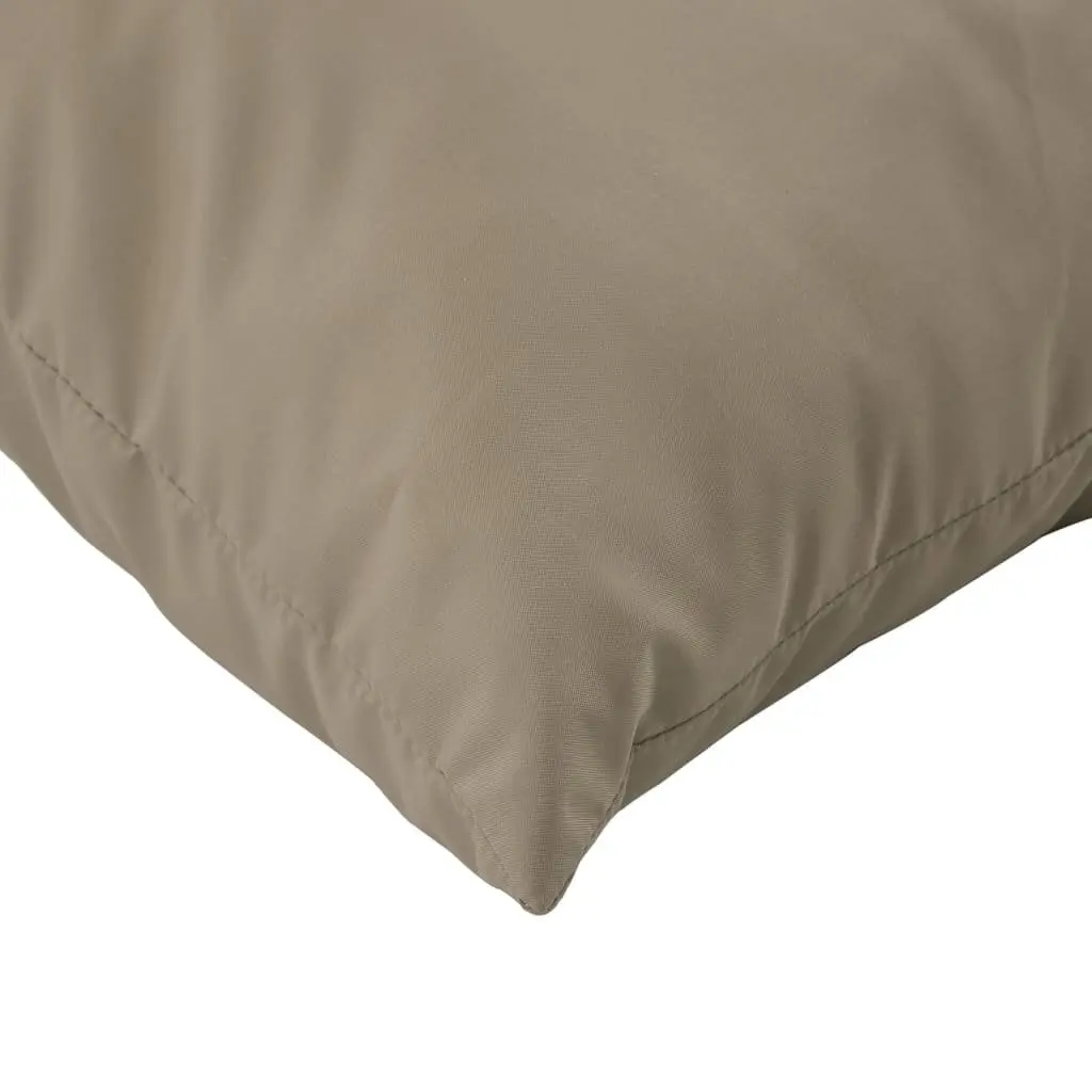 Pallet Cushions Outdoor Garden Furniture Seat Pad Taupe 2 Piece