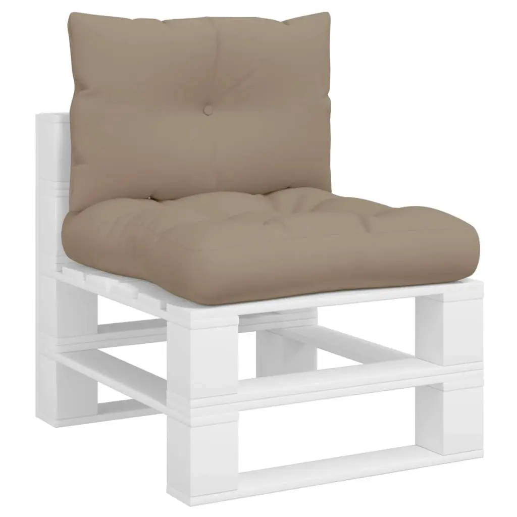 Pallet Cushions Outdoor Garden Furniture Seat Pad Taupe 2 Piece
