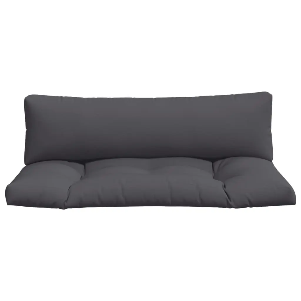 Pallet Cushions Outdoor Garden Furniture Seat Pad Anthracite 2 Piece