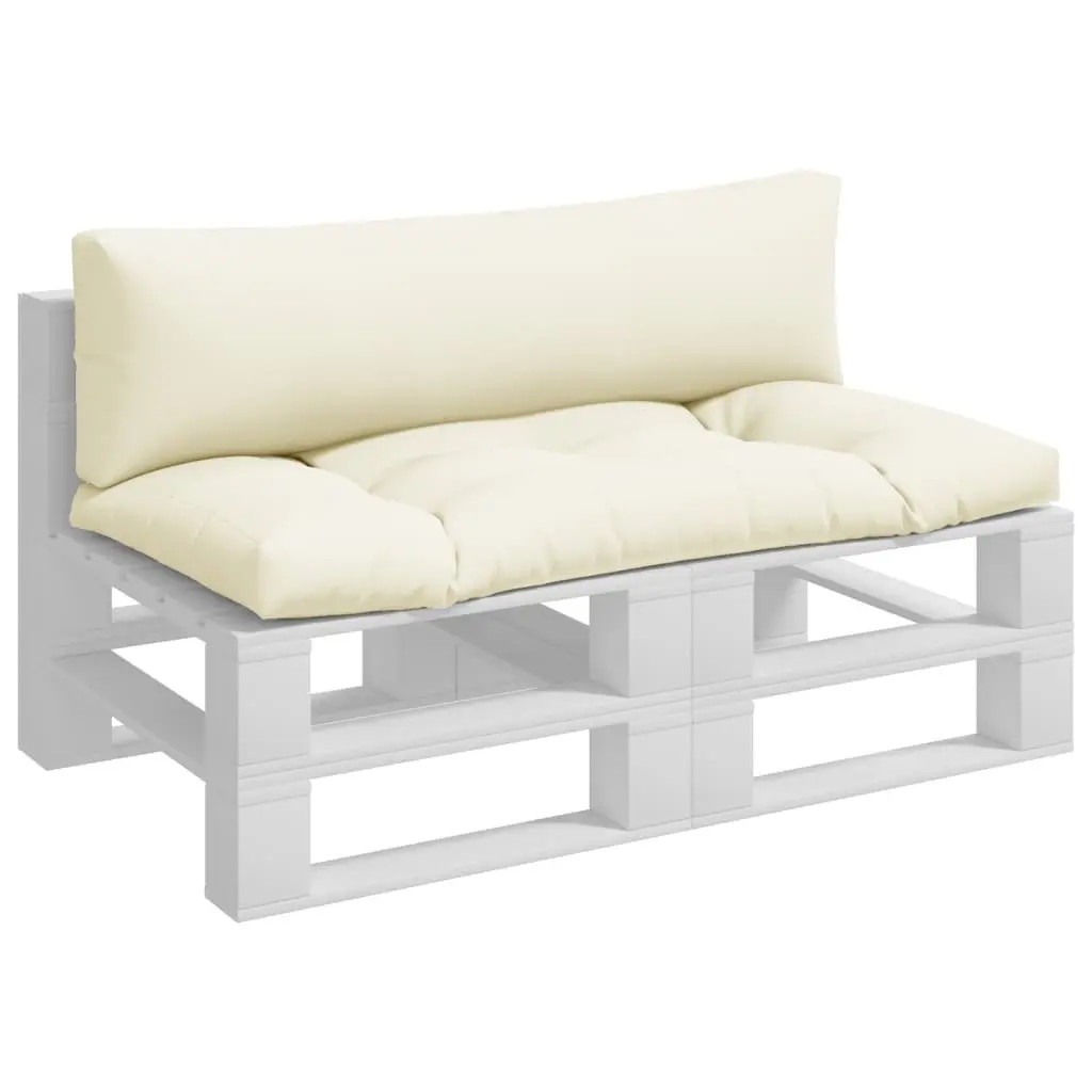 Pallet Cushions 2 Pieces Cream Outdoor Garden Seat Pad Furniture Cushion