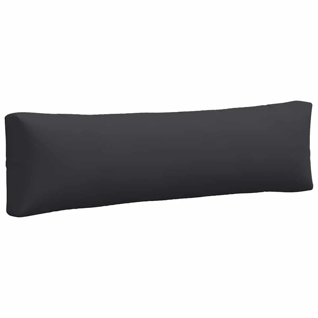Pallet Cushions Indoor Outdoor Garden Sofa Seat Pad Black 2 Piece
