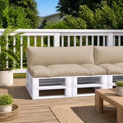 Specifications of Taupe Pallet Cushions 2 pcs Set