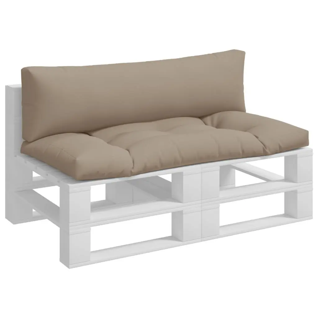 Taupe Pallet Cushions 2 pcs Set