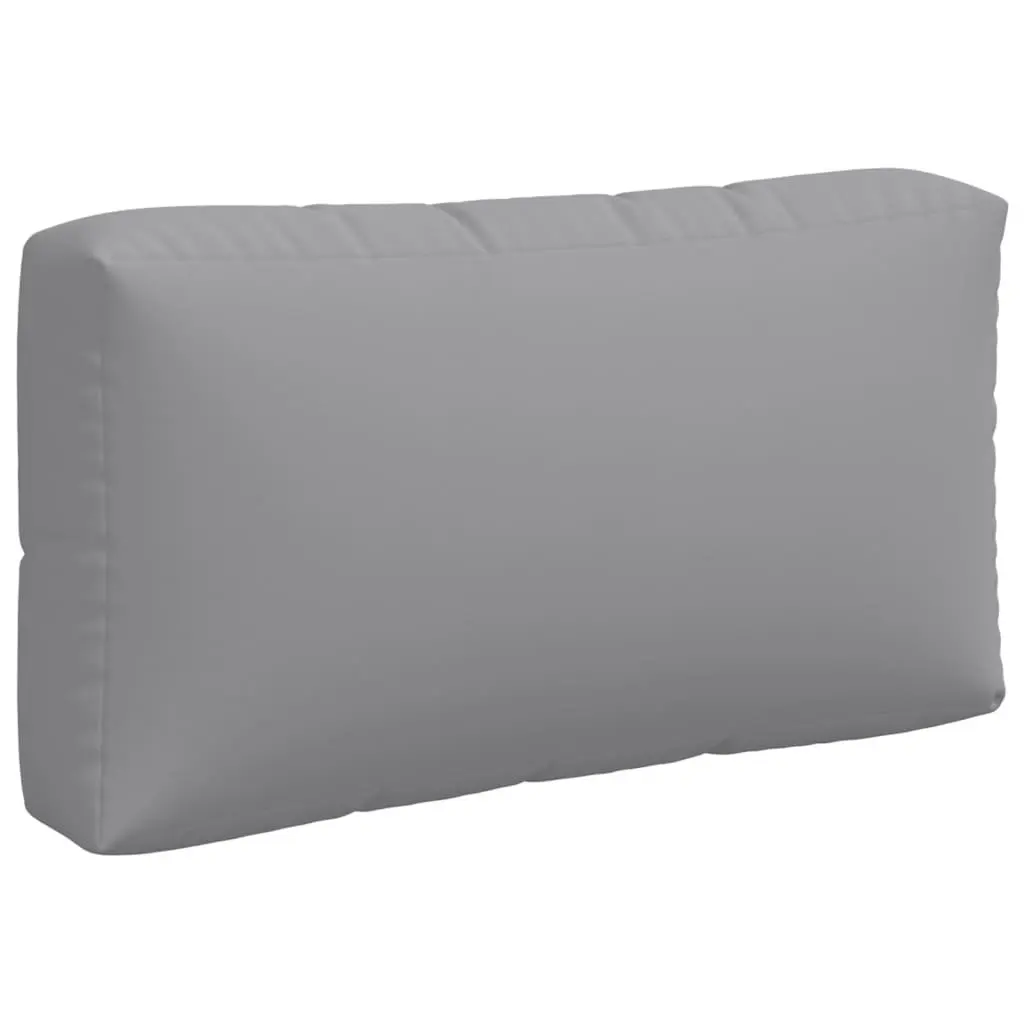Pallet Cushions 3 pcs Grey Fabric Outdoor Garden Sofa Seat Pad Filler