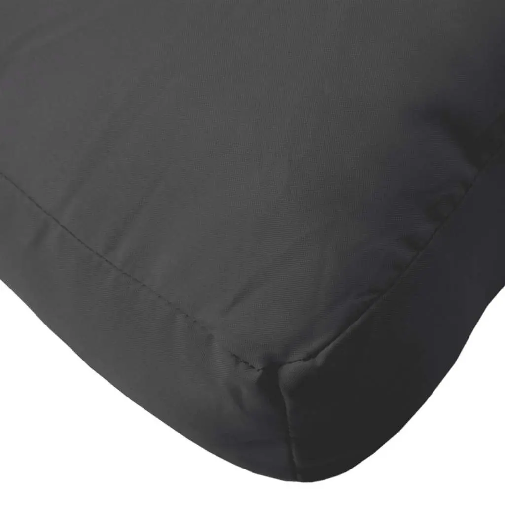 Pallet Cushions 3 pcs Black Outdoor Garden Furniture Seat Pad Decor