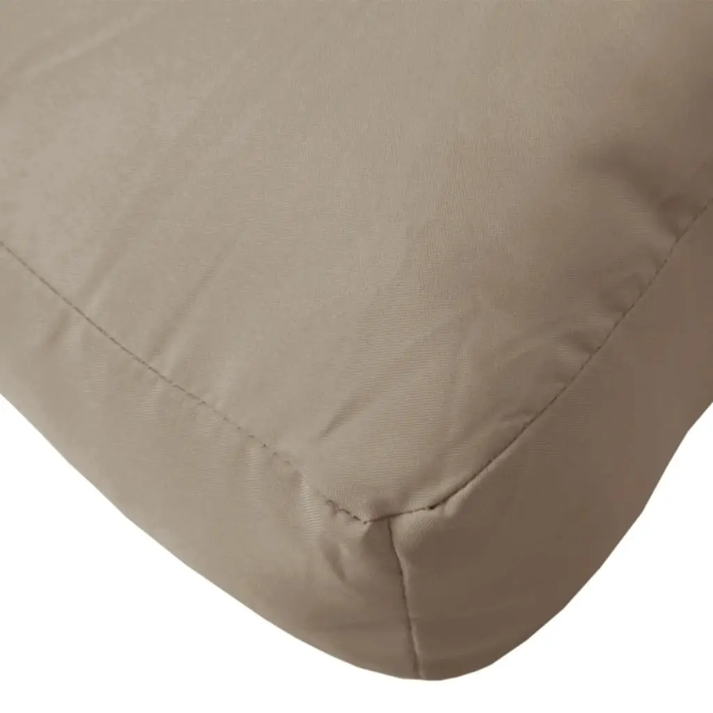 Pallet Cushions 3 Pieces Taupe Outdoor Garden Furniture Seat Pad Comfort