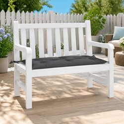 Garden Bench Cushion 100x50x7cm in Anthracite Colour