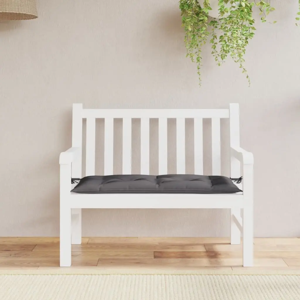 Garden Bench Cushion 100x50x7cm in Anthracite Colour