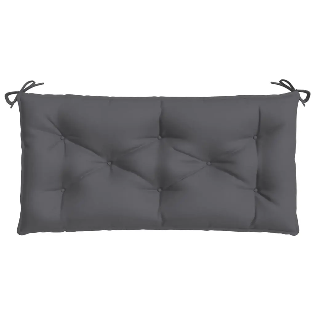Garden Bench Cushion 100x50x7cm in Anthracite Colour