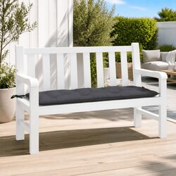 Garden Bench Cushion 120x50x7cm in Anthracite Color
