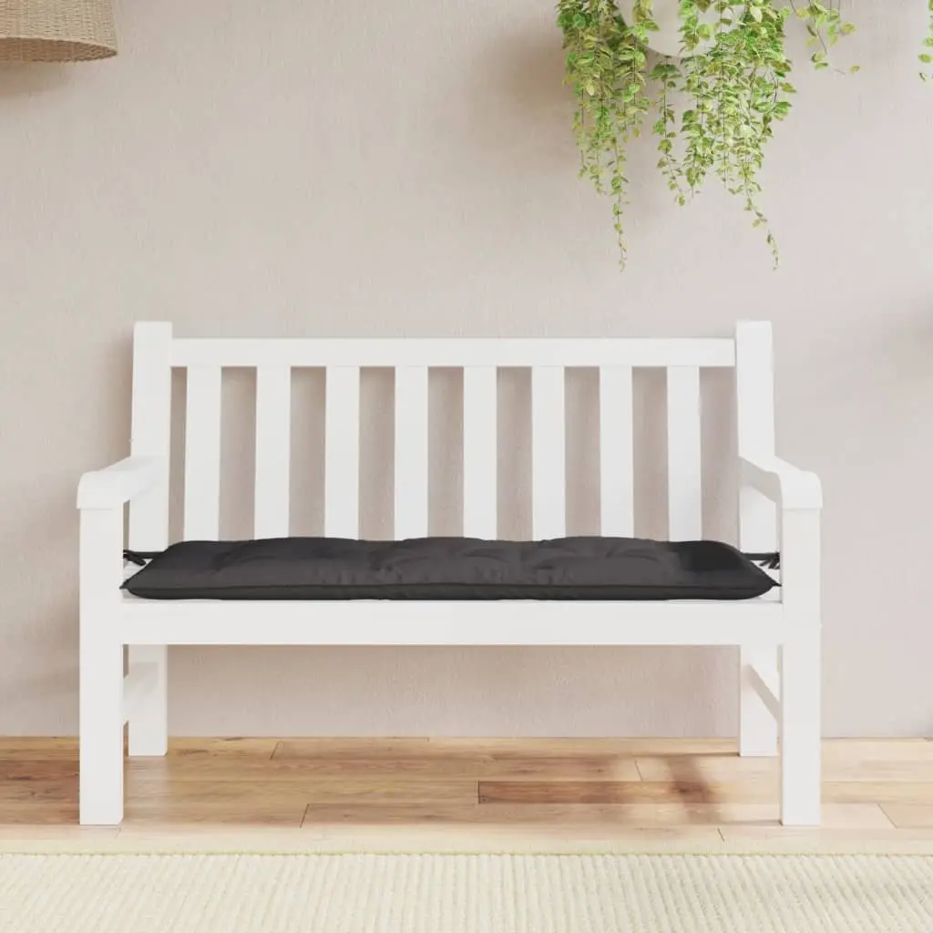 Garden Bench Cushion Outdoor 120x50x7cm Anthracite Oxford Fabric
