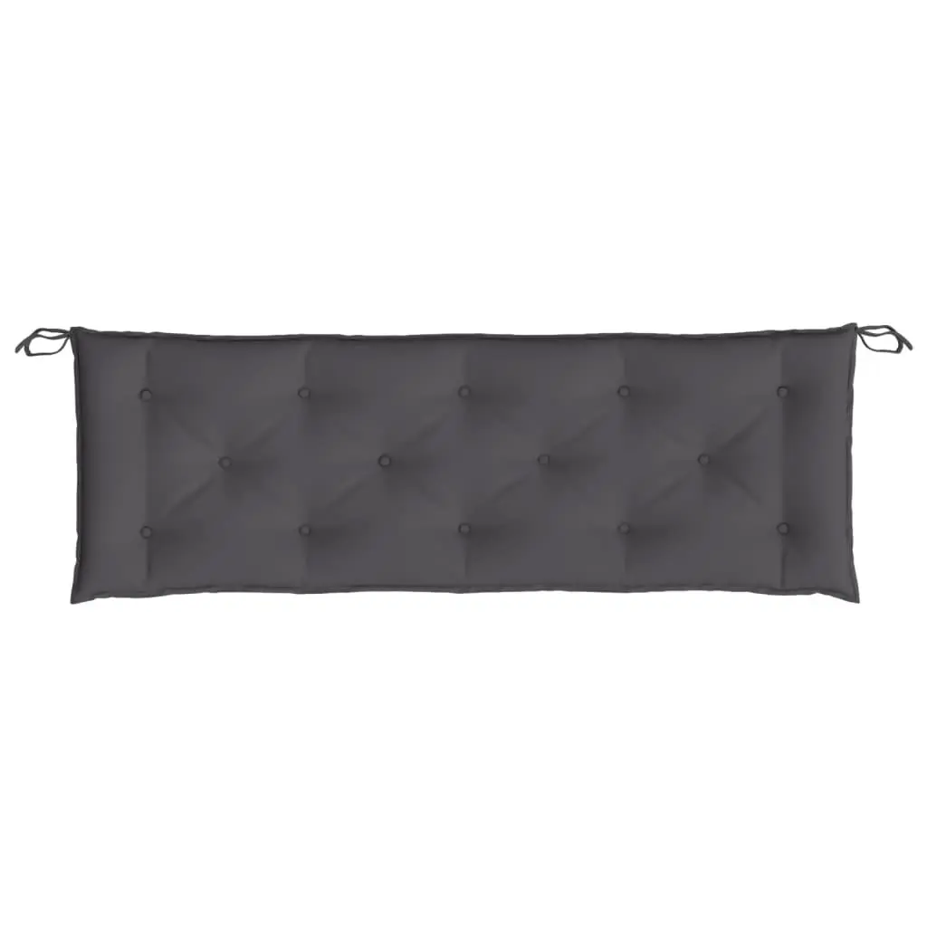 Outdoor Cushion 150x50x7cm Anthracite Garden Bench Pad for Patio and Indoor Furniture