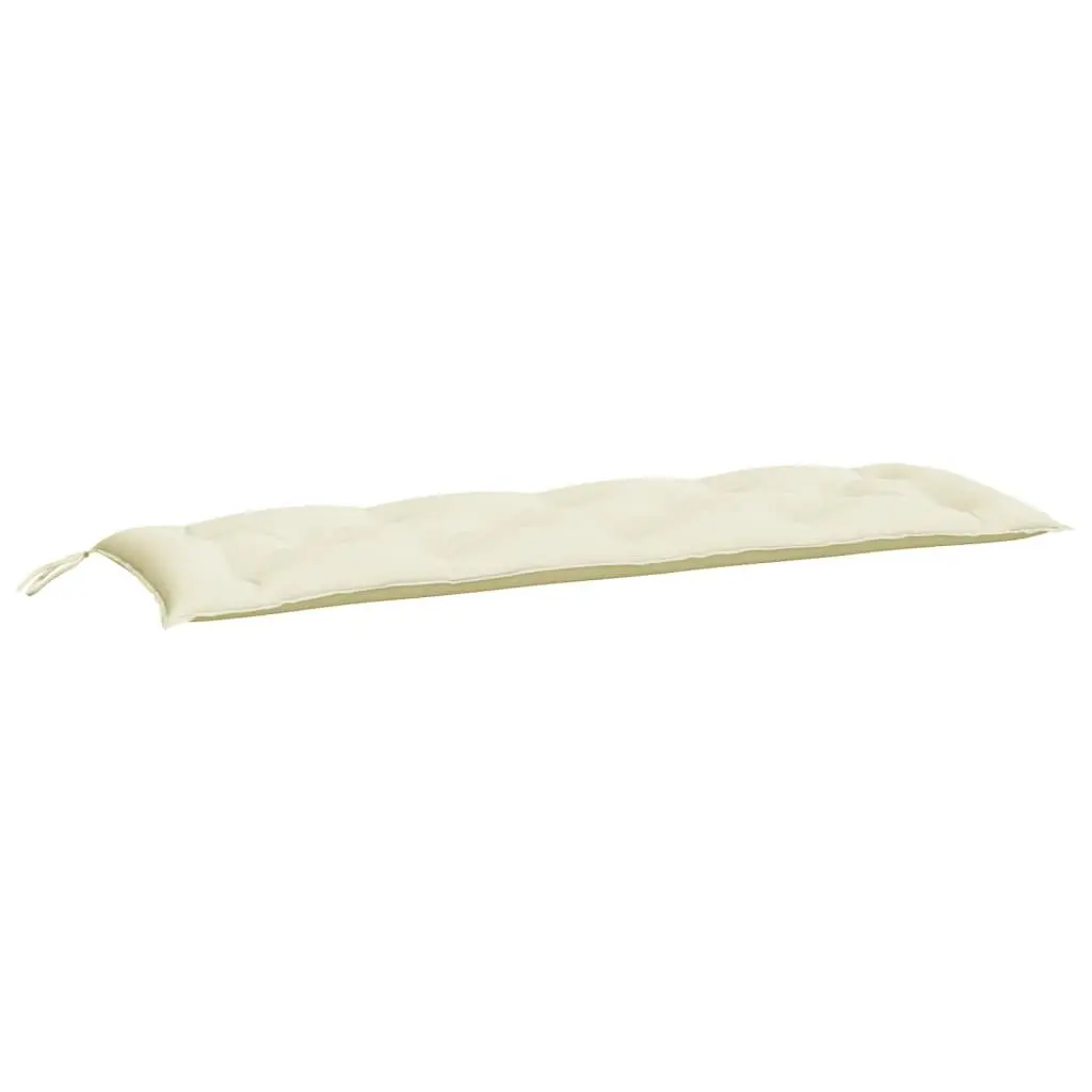 Garden Bench Cushion, 150 x 50 x 7 cm, Cream