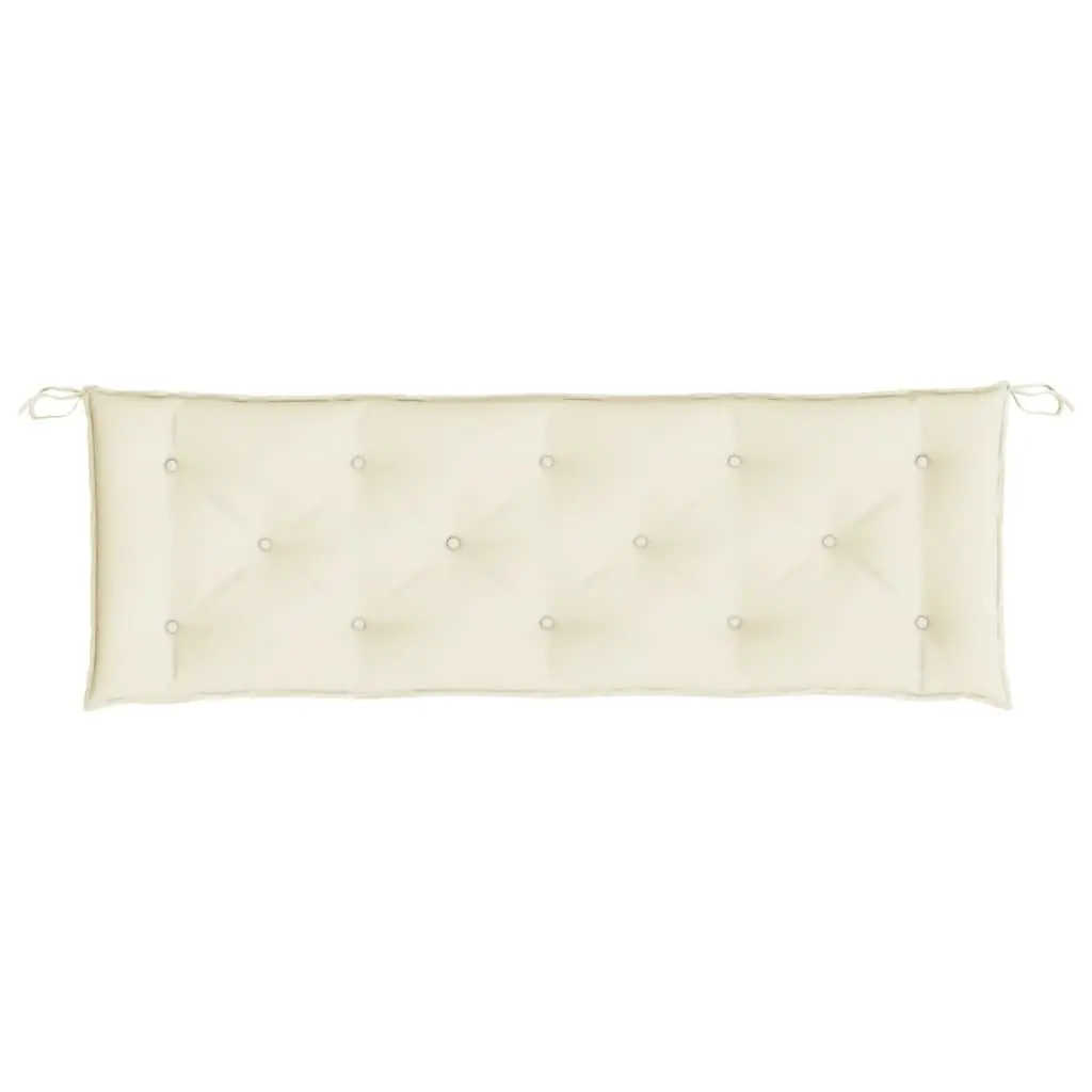 Garden Bench Cushion, 150 x 50 x 7 cm, Cream