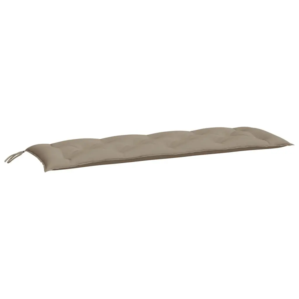 Garden Bench Cushion Taupe 150x50x7 cm Outdoor Patio Seat Pad