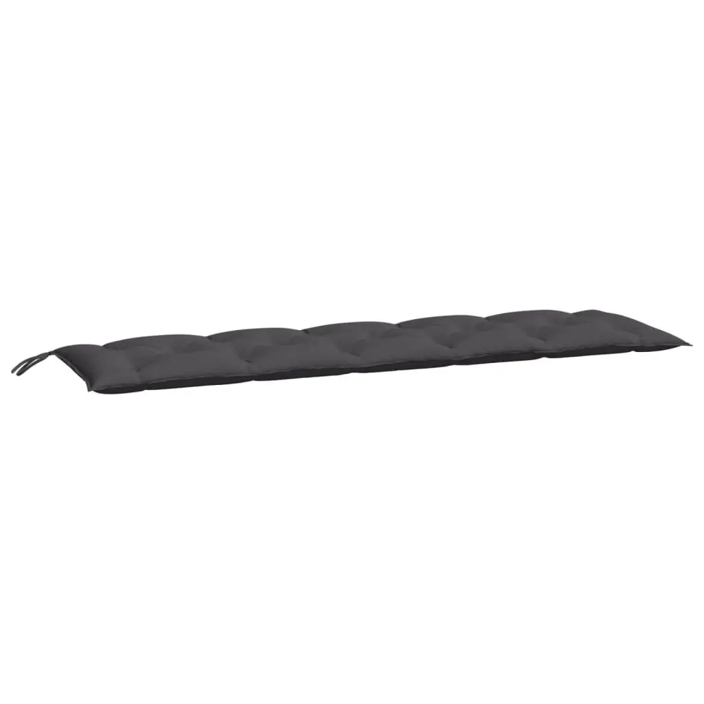 Garden Bench Cushion Anthracite 180x50x7cm Outdoor Patio Seat Pad