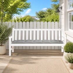 Grey Garden Bench Cushion - 180x50x7cm Oxford Fabric