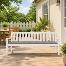 Garden Bench Cushion Specifications Grey 200x50x7cm