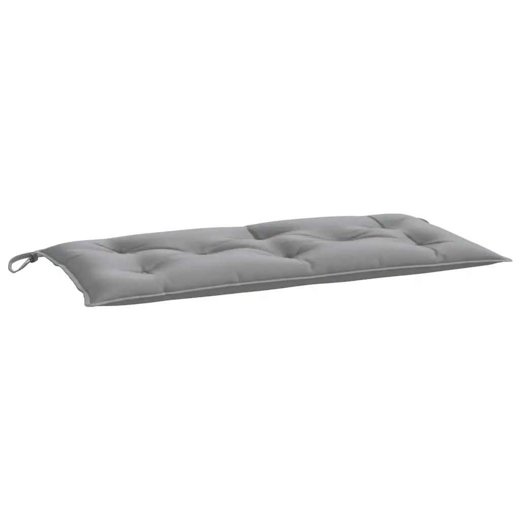 Garden Bench Cushions 2pcs Grey Oxford Fabric Outdoor Patio Seat Pad