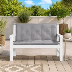 Garden Bench Cushions Set 2pc - Dimensions 120x50x7cm